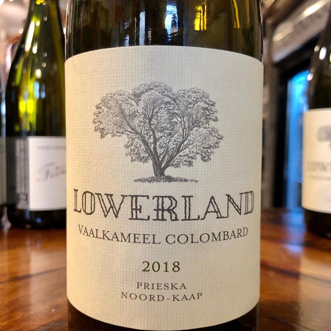 From our new list at Chapel Row comes this original little number. From high ground above the Orange River in the Northern Cape this Colombard has been saved from the fate of its French counterparts by not being turned into Cognac. No, this one has a natural fate and is packed with salted lime and smoked vegetation. Crazy stuff. Oaky, leesy and broad.
