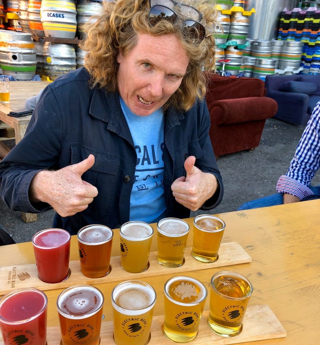 As part of the overhaul of our list we wouldn’t dream of forgetting our beer offering. Following a visit (this is a before-the-tasting picture of co-owner Marty) to Electric Bear in September we are now pouring their Edison Lager on draught and a rotating range of their canned beers too. Cracking flavours.