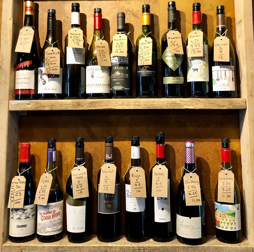 At Corkage you can try any of our wines available by the glass before you commit. Here is a small sample of our by the glass reds at Walcot Street.