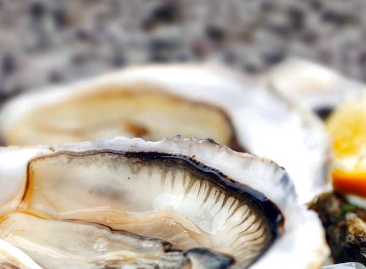 The opening dish of our Chris Staines dinner features these special Porlock Bay oysters, served with ponzu and citrus dressing, wasabi and seaweed. We are pairing it with our new Armas de Guerra Godello from our friends at Graft Wines. A match made at the seaside. Last few spaces available. Link in bio.